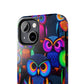 Neon Gloowls. NEON Owls Tough Phone Case