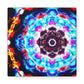 Vivid Vortex Immersion Trippy Infinity Patterns Art Canvas