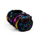 Celestial Splendor - Neon Butterflies Duffle Bag
