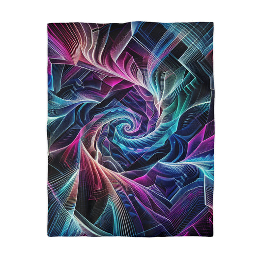 Giovanni da Verona - Trippy Infinty Patterns Microfiber Duvet Cover