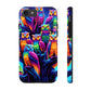 Neon Nocturne. NEON Owls Tough Phone Case