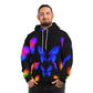 "Aurora Flutter" - Butterflies AOP Hoodie