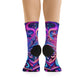 TDB Infinite Huescapes. Trippy Recycled Poly Socks