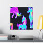 "Neon Magic" NEON Unicorns Art Canvas
