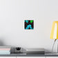 "Neon Butterfly Dreams" Neon Butterflies  Art Canvas