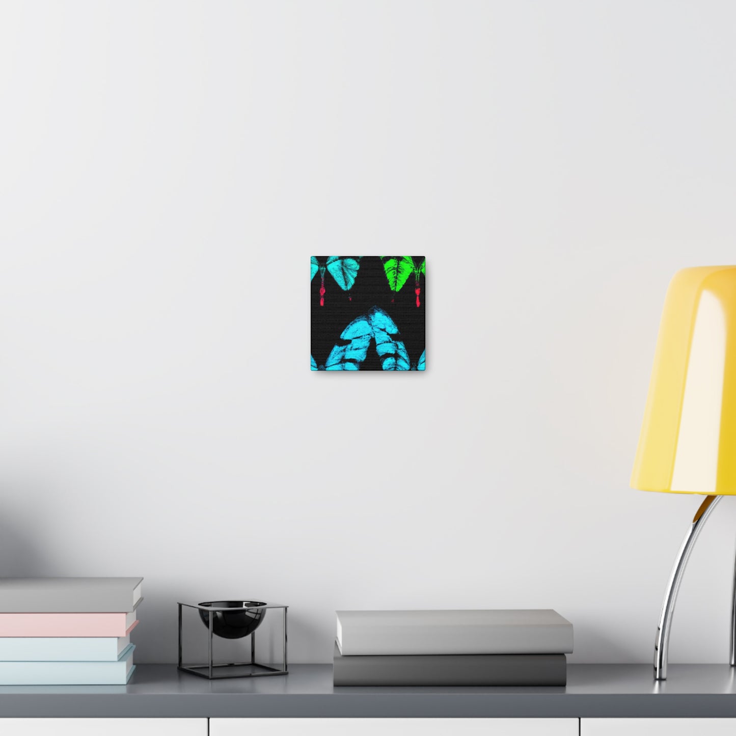 "Neon Butterfly Dreams" Neon Butterflies  Art Canvas