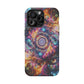 Cosmic Chromatic Mirage. Neon Trippy Infinity Patterns Premium Art Magsafe Magnet Tough IPhone 13 14 15 Pro Plus Max and Mini in Matte and Glossy Phone cases