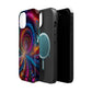 Neon Eternal Infinity Oasis. Neon Trippy Infinity Patterns Premium Art Magsafe Magnet Tough IPhone 13 14 15 Pro Plus Max and Mini in Matte and Glossy Phone cases