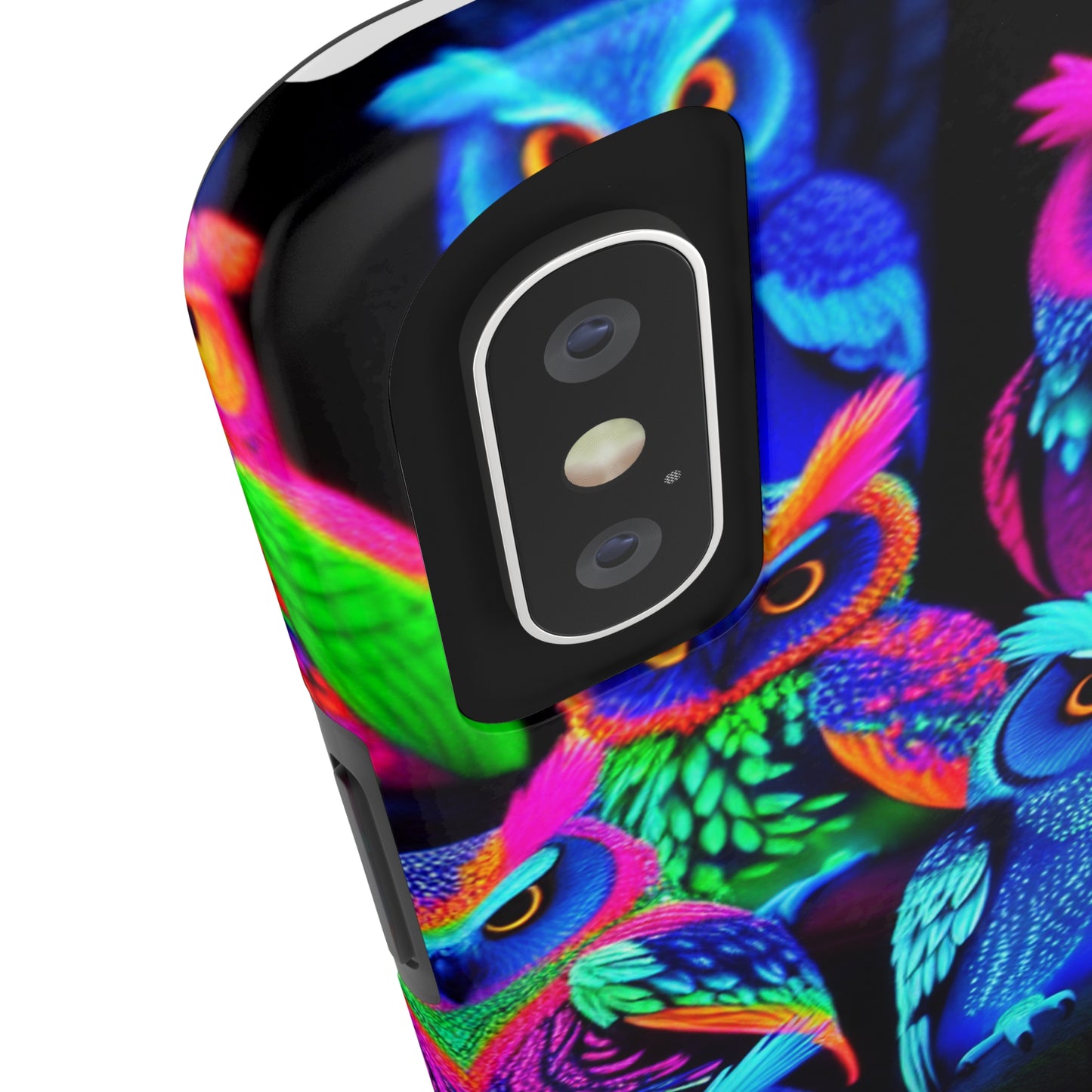 Neon Luminance Owls NEON Owls Tough Phone Case