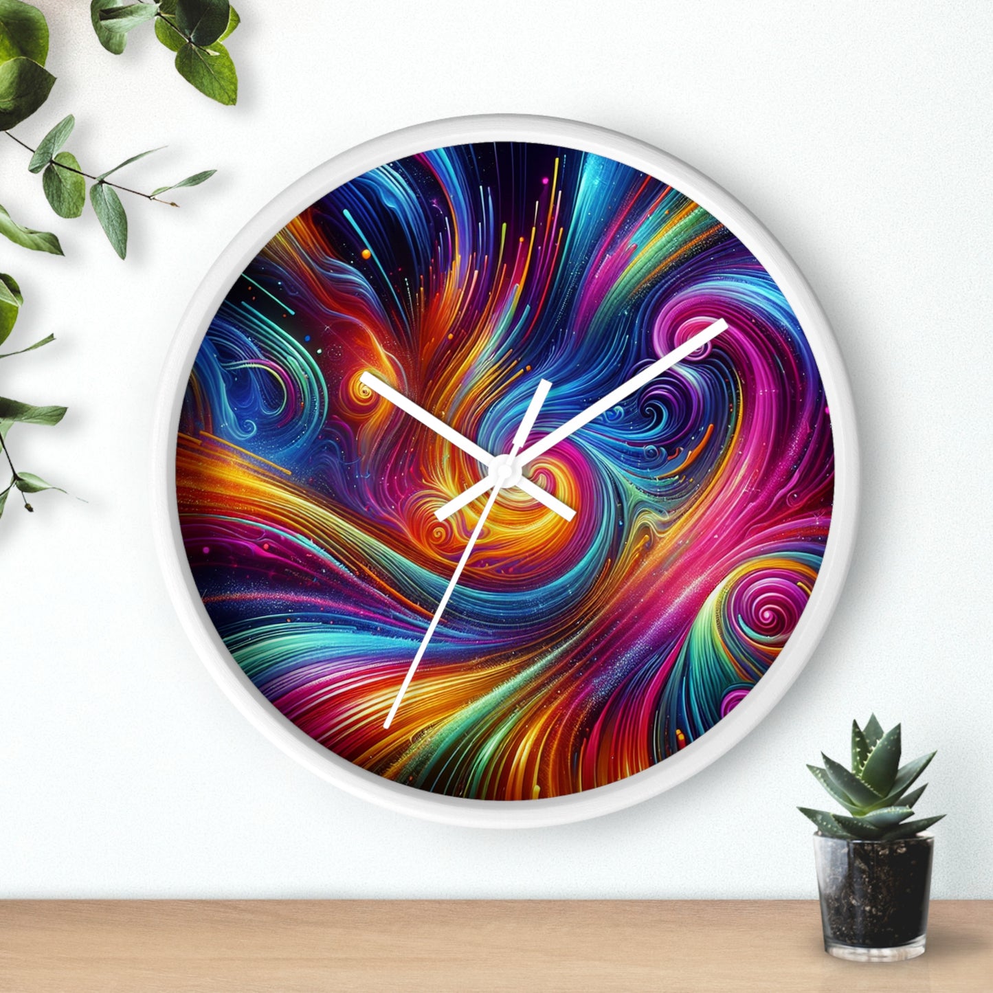 Gustavo Pietrangelo - Trippy Infinity Patterns Wall Clock