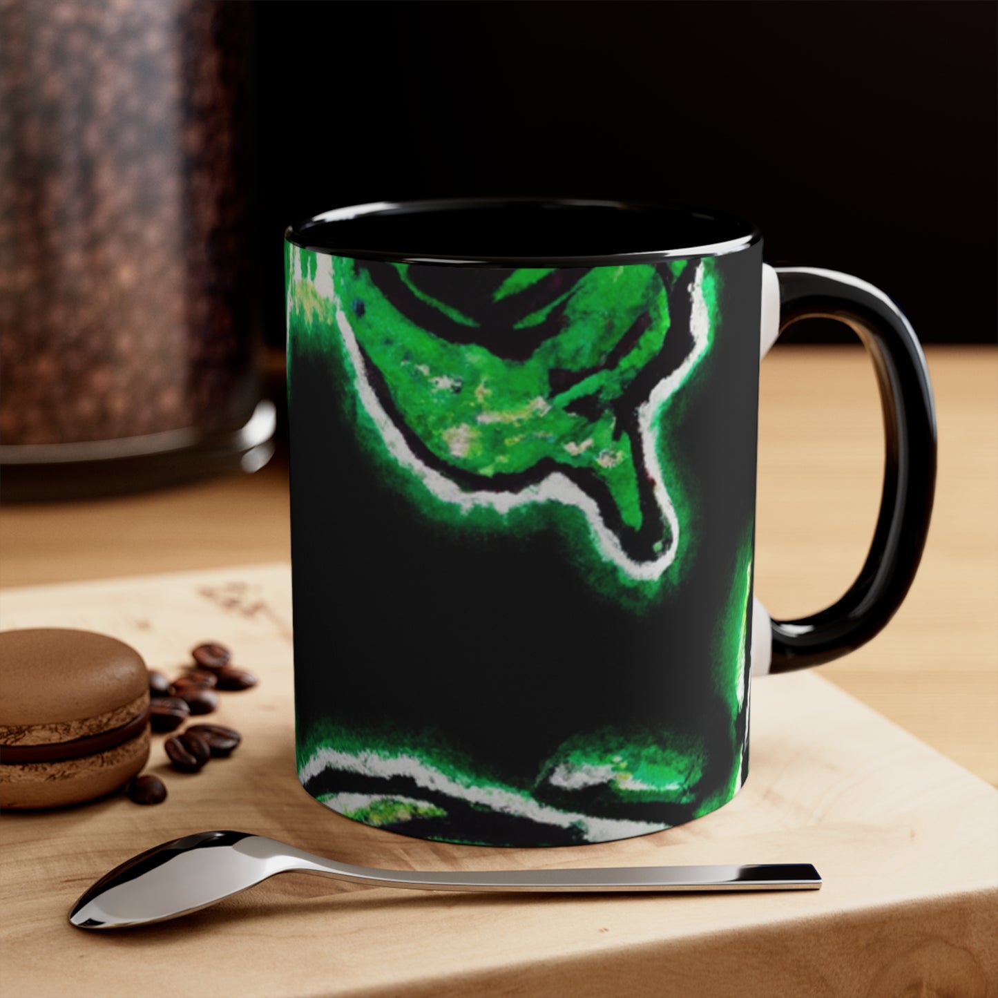 "Neon Splendor Symphony" Butterflies 11oz Mug