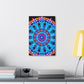 Vividly-Vortexed Neon Infinity Illumination. Trippy Infinity Patterns Art Canvas