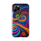 Neon Infinity Illusionz. Trippy Infinity Patterns Tough Phone Case