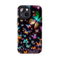 Neon Butterflies Dance NEON Butterflies Tough Phone Case Iphone 6 7 8 9 10 11 12 13 14 SE X XR XS Pro Max Mini Plus
