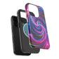 Infinite Neon Horizon Neon Trippy Infinity Patterns Premium Art Magsafe Magnet Tough IPhone 13 14 15 Pro Plus Max and Mini in Matte and Glossy Phone cases