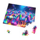 Neonu-Cluster - Neon Unicorns Puzzle 30, 110, 252, and 1000 Pieces