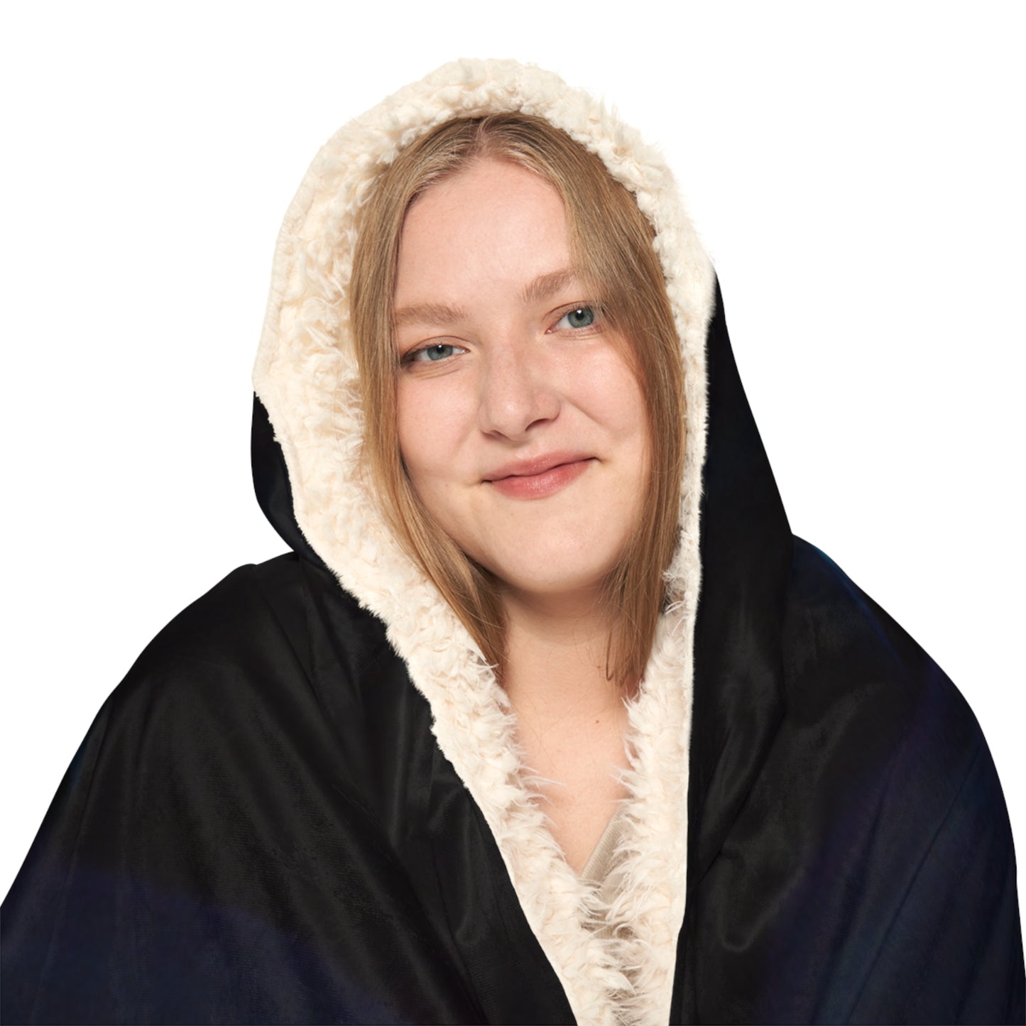 "Infinite Vibrancy" - NEON Infinity Patterns Art Hooded Snuggle Blanket