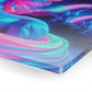 "Rainbow Mania" NEON Unocrons Art 1/4" Glossy Acrylic Art