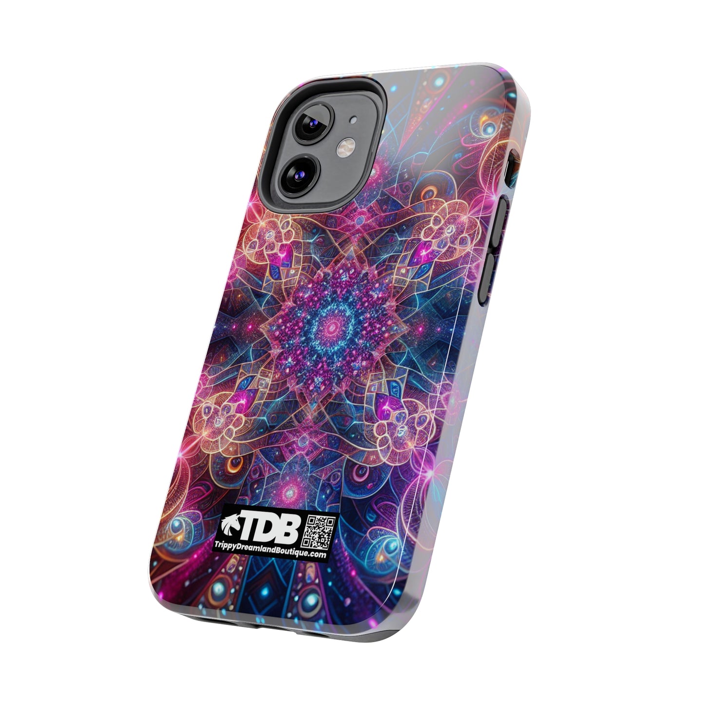 TDB Vibrant Infinity Ozonetics. Trippy Infinity Patterns Tough Phone Case