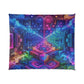Aurora Flarezoom. Trippy Infinity Patterns Comforter Blanket