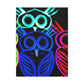 Neon Night Owls. NEON Owls Art Canvas