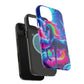 NeonNocturnals Neon Unicorns Premium Art Magsafe Magnet Tough IPhone 13 14 15 Pro Plus Max and Mini in Matte and Glossy Phone cases