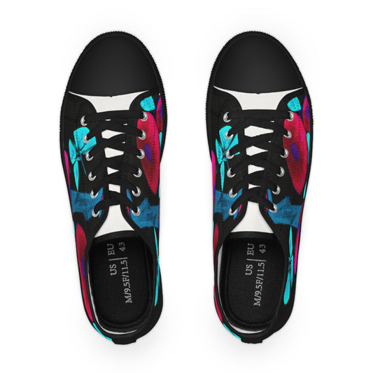 "Luminous Menagerie" - Men's Lowtop Sneakers