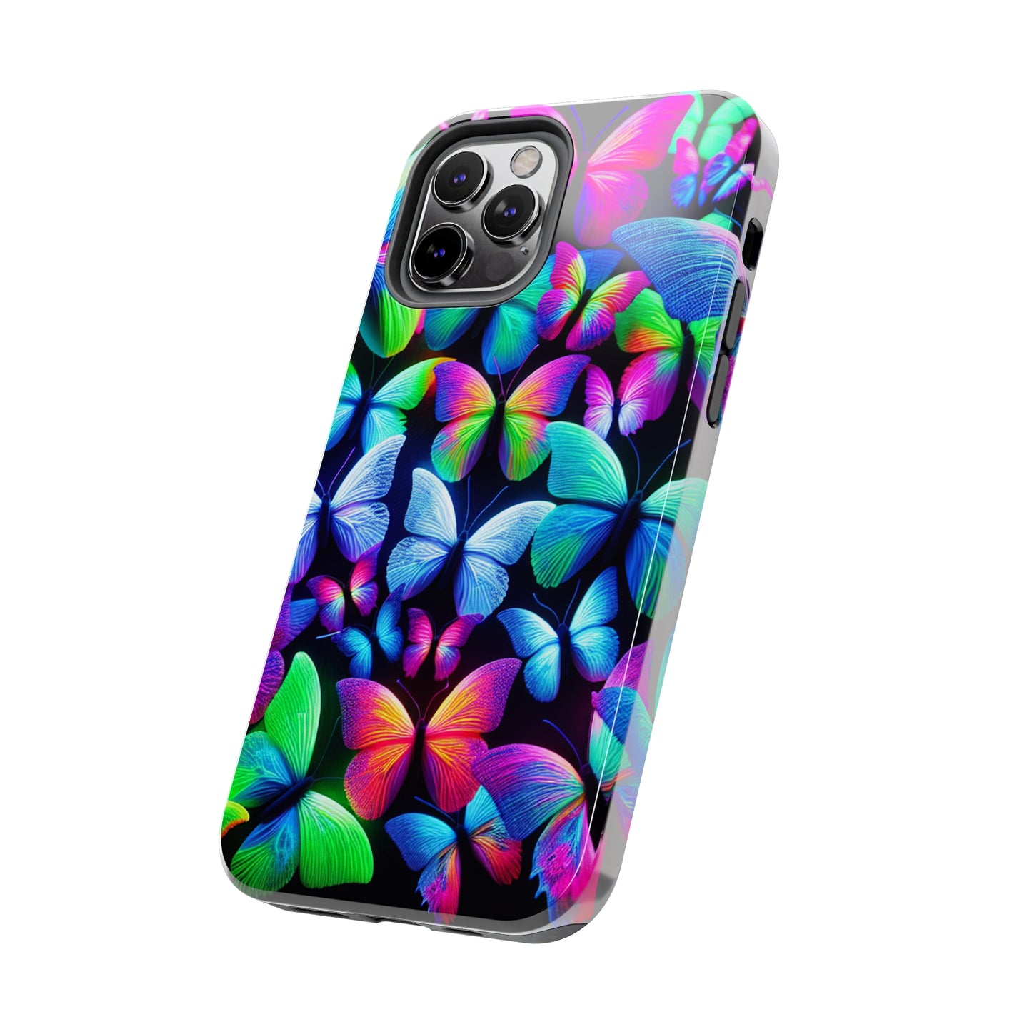 "Neon Splendor" NEON Butterflies Tough Phone Case