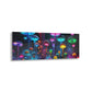 Neon Fungal Fusion. Mushrooms 1/4" Glossy Acrylic Art