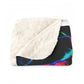 Sir Everard Pomeroy - Trippy Infinity Patterns Sherpa Blanket