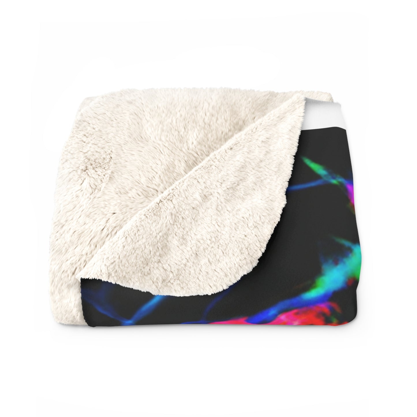 Sir Everard Pomeroy - Trippy Infinity Patterns Sherpa Blanket