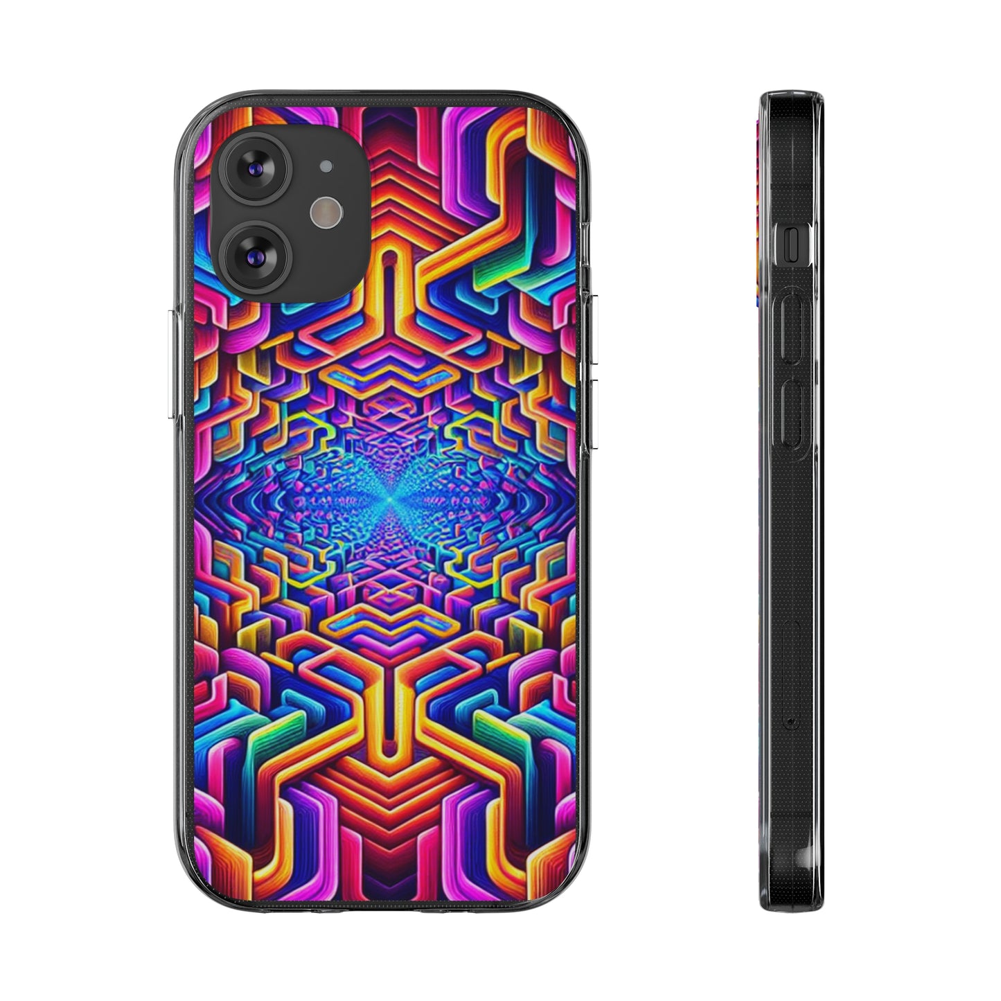 Vibrant Trippin' Infinity Infinity Patterns Art Polycarbonate Phone Case