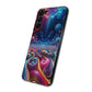 Mesmerizing Neon Infinity Infinity Patterns Art Polycarbonate Phone Case Samsung Galaxy s21 s22 Google Pixel 6 Iphone 11 12 13 14 Pro Max Mini Plus
