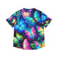"Butterfly Glitz" Neon Butterflies Womans Jersey