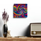 Vibrancy Infinity Neonometry Infinity Patterns Art Acrylic Clock