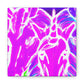 Neon Splendor Unicorns. NEON Unicorns Art Canvas