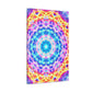 Vivid Cosmic Lightsphere Trippy Infinity Patterns Art Canvas