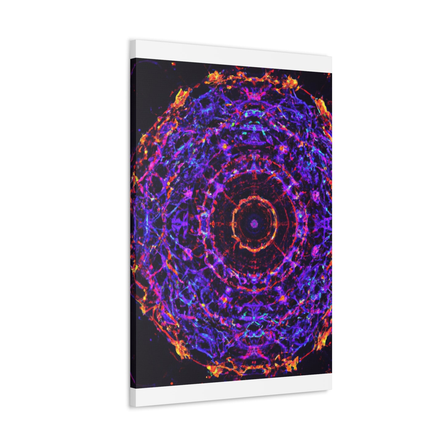 Cosmic Psychedelic Universe. Trippy Infinity Patterns Art Canvas