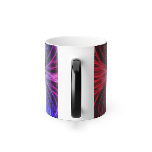 Luca Ariosto Trippy Infinity Patterns  11oz Color Morphing Mug