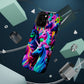 "Neon Illumination" Neon Unicorns Premium Art Magsafe Magnet Tough IPhone 13 14 15 Pro Plus Max and Mini in Matte and Glossy Phone cases