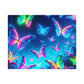 Neon Flight. - Neon Butterflies Puzzle30, 110, 252, and 1000 Pieces