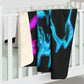 "Neon Dreamers" - NEON Unicorns Art Sherpa Blanket