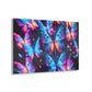 "Neon Butterflies in Flight" NEON Butterflies Art 1/4" Glossy Acrylic Art