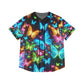 Neon Flight Fantasia. Neon Butterflies Womans Jersey