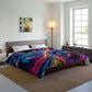 Vivid Psychedelic Never-Ending Dreams Trippy Infinity Patterns Comforter Blanket