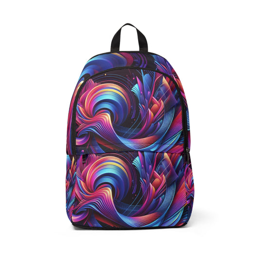 William Shakespeareton - Trippy Infinty Patterns Fabric Rave Backpack
