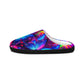 Neon Flutter. - Neon Butterflies Woman's Indoor Slippers