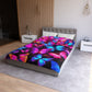Pietro da Bergamo - NEON Butterflies Microfiber Duvet Cover