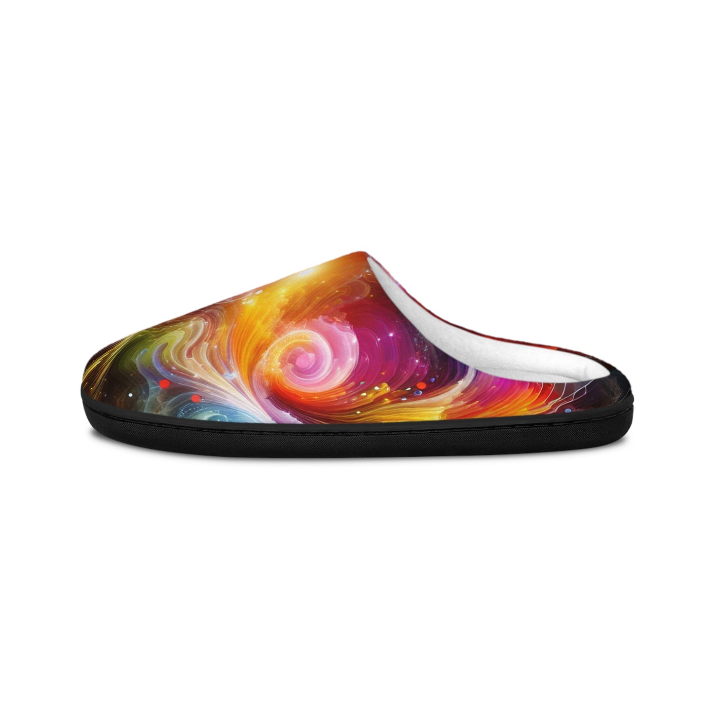 Johannes van Meerbeeck - Trippy Infity Patterns Men's Indoor Slippers