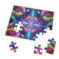 Neon InfiniDrop. - Neon Trippy Infinity Patterns Puzzle 30, 110, 252, and 1000 Pieces